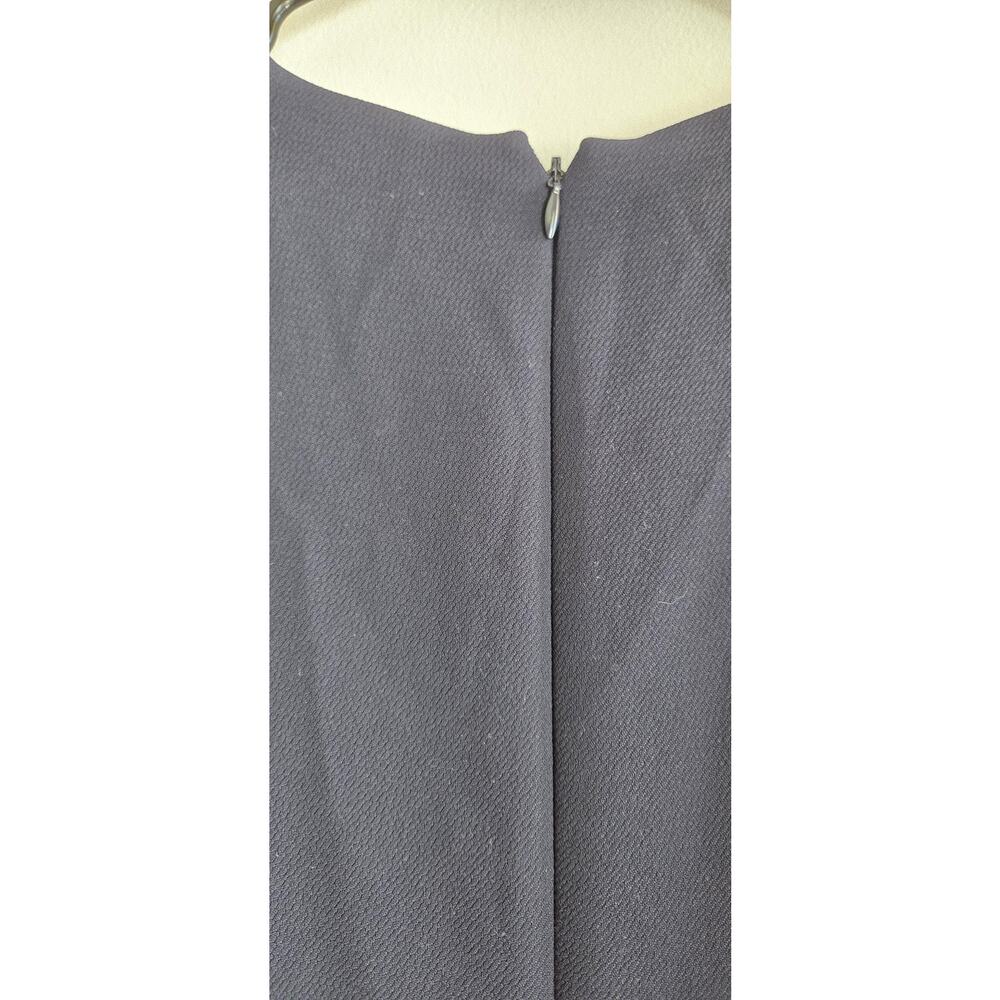 Tahari Plus Size Side-Tie Front -Belted Navy Blue Classy Sexy Dress 16W, - Picture 14 of 16